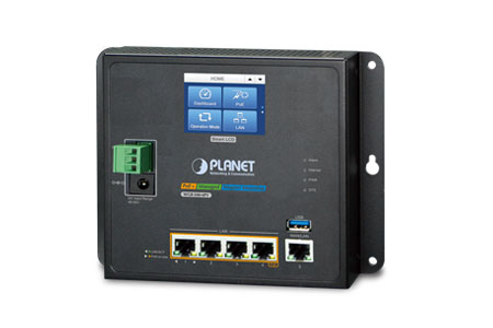 Industrial Flat-type Smart Router with Color Touch LCD Screen / PLANET Technology Corporation
