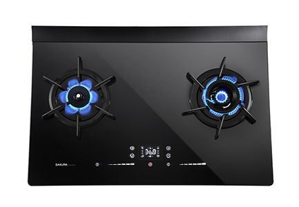 Touchscreen smart twin gas range / TAIWAN SAKURA CORPORATION