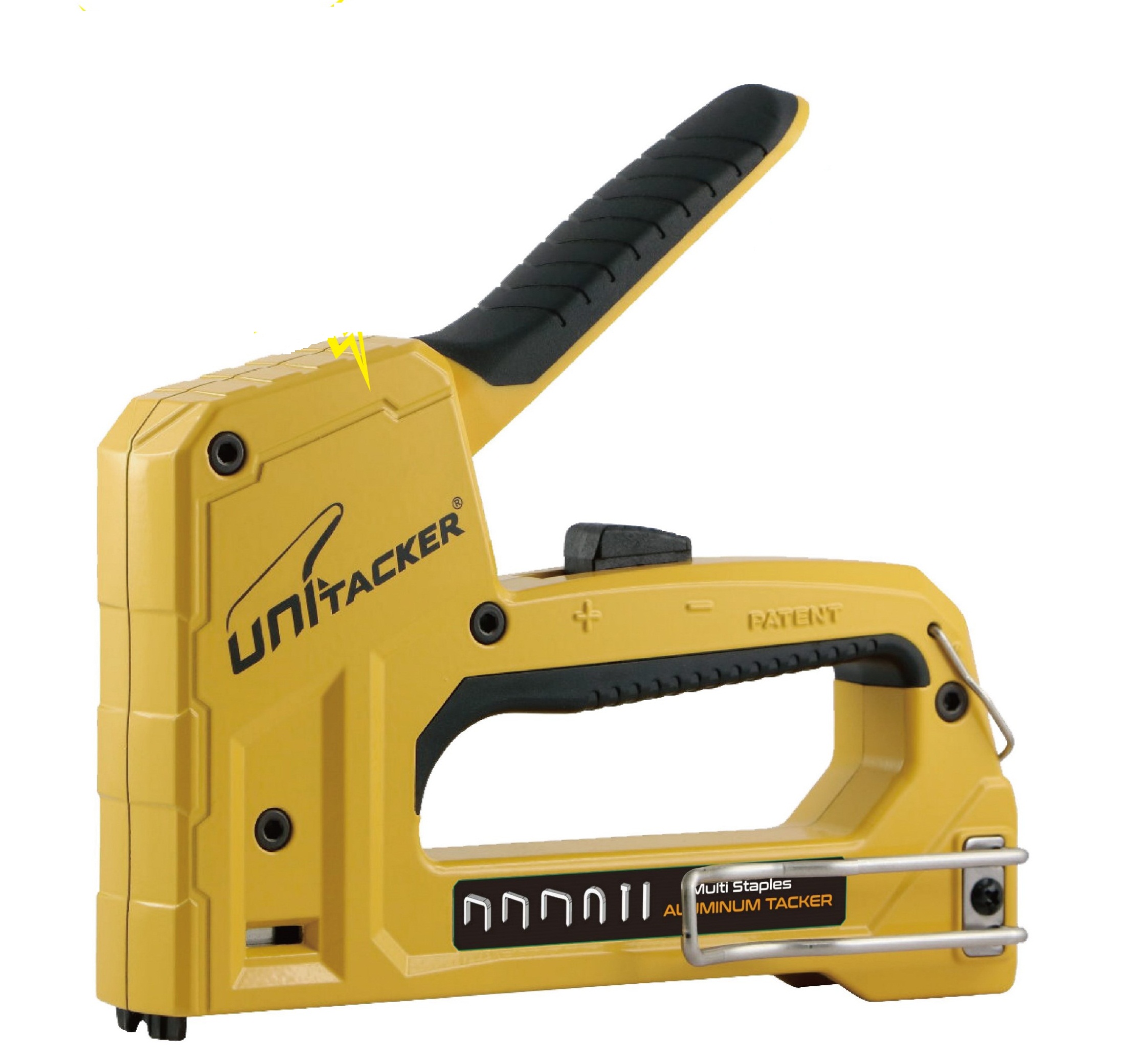 6-in-1 multi-staple aluminum staple gun tacker