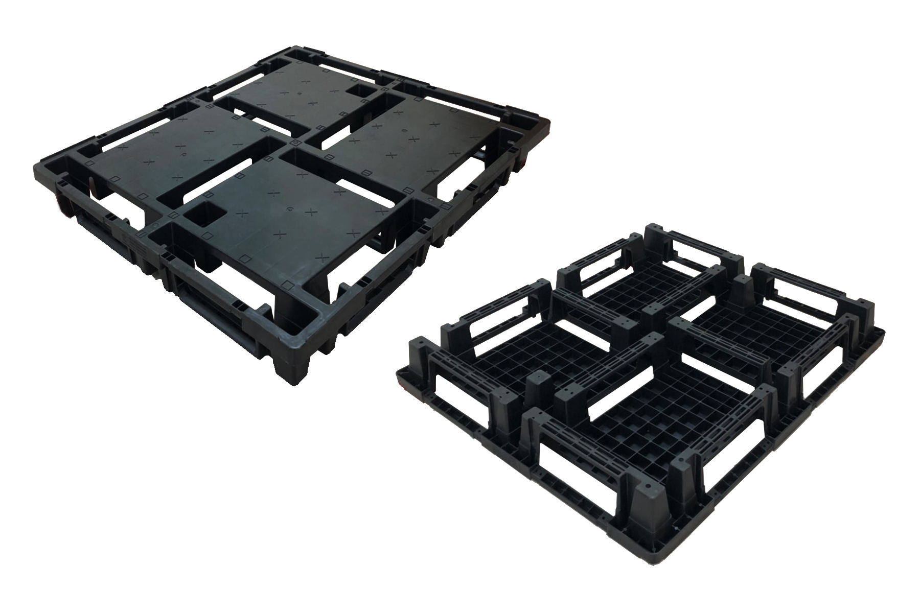 Inter-lockable Cross Type Plastic Pallet