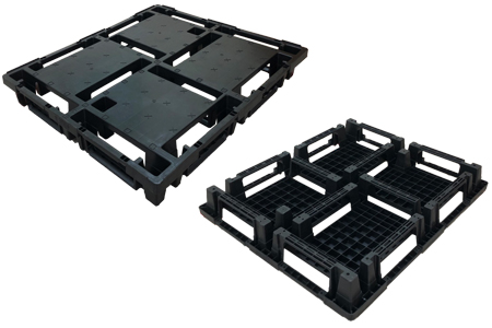 Inter-lockable Cross Type Plastic Pallet / Taiwan Harlin Enterprises Co., Ltd.