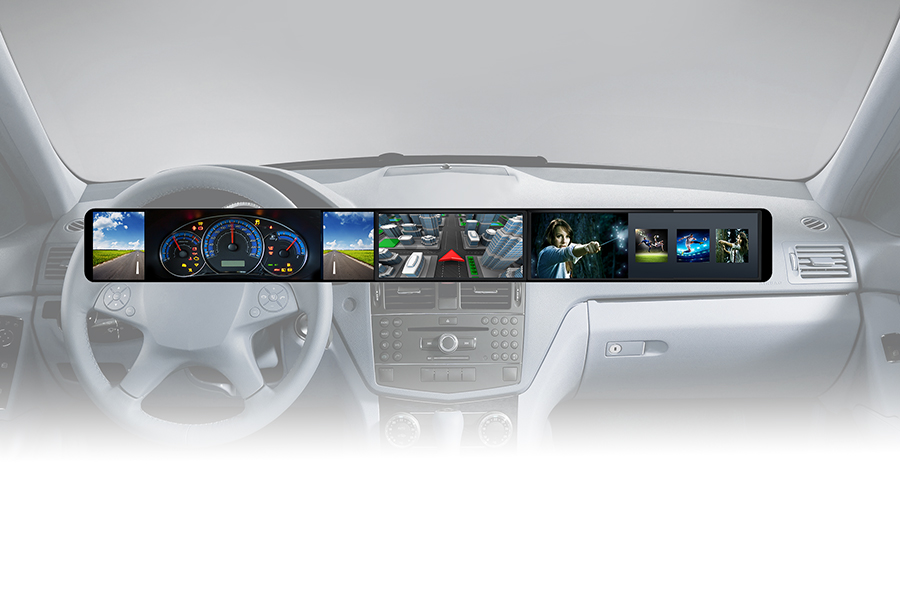 52" Widescreen Combine Display for Automotive