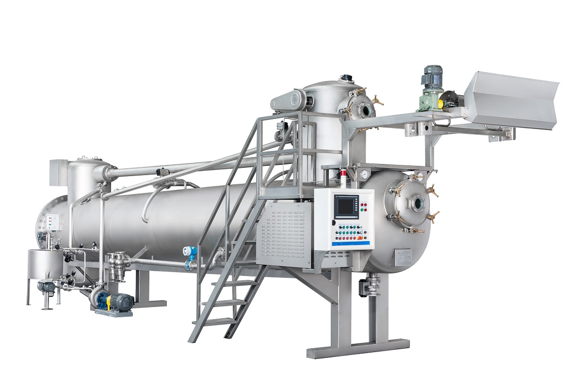 智能型输送带式高温定速染色机 / 七信工業股份有限公司