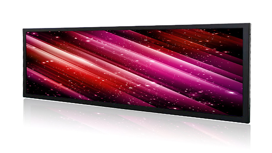 大众运输信息显示长条屏显示器 / 凌晖科技股份有限公司