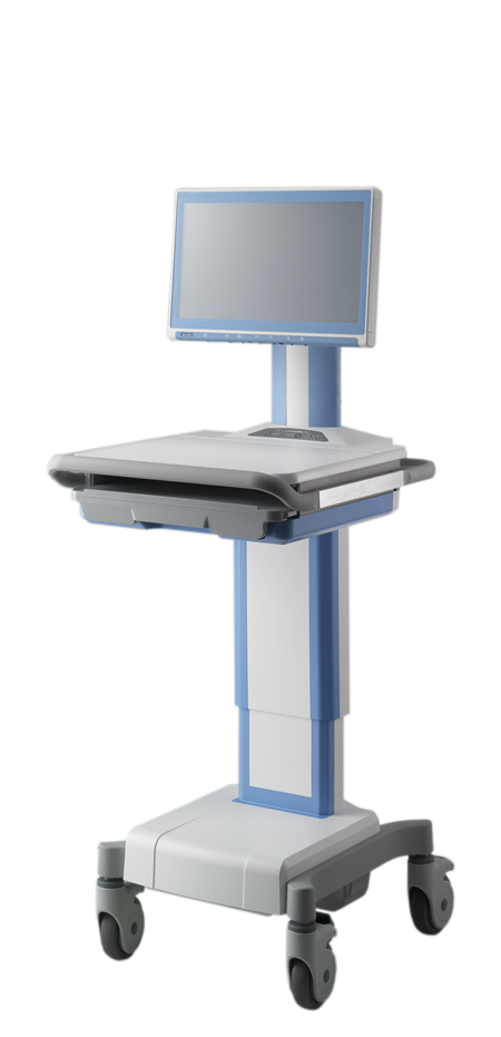 Advantech Mobile Medical Cart with the Motor Lifter to Adjust Height Electrically-Advantech Co., Ltd.