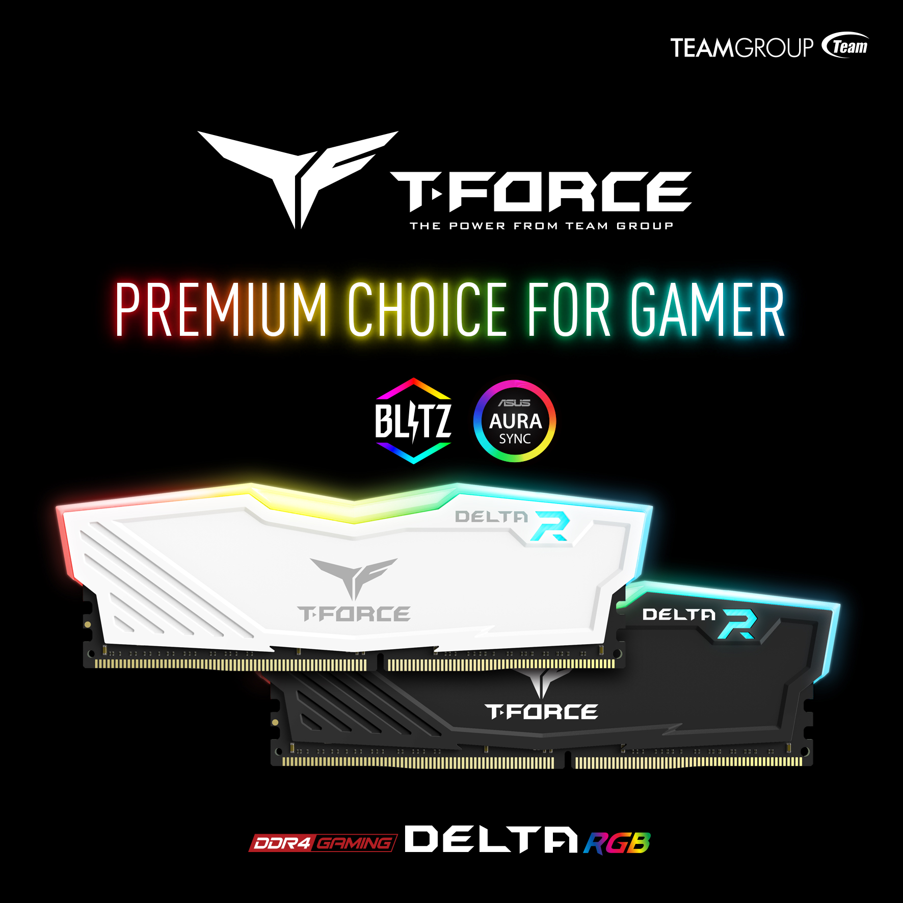 DELTA RGB DDR4 Memory Moudle / Team Group Inc.