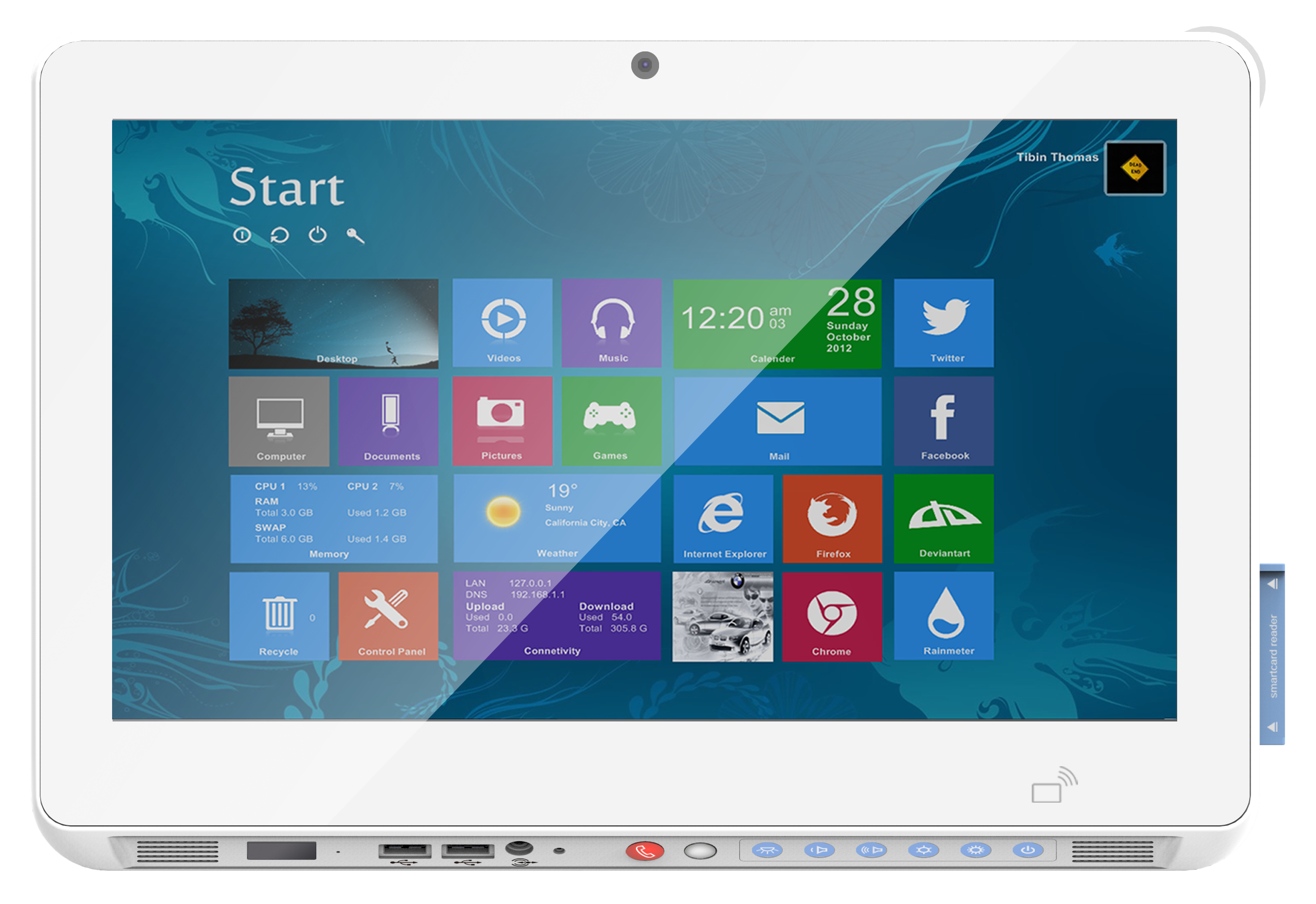 Innovative 15.6" Healthcare Information Terminal