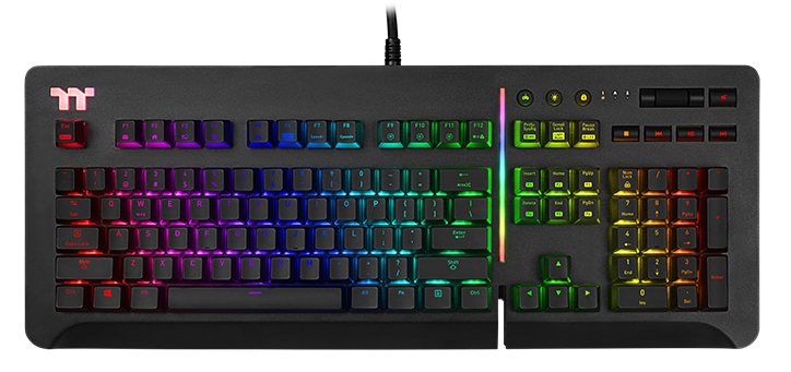 Level 20 RGB Titanium Gaming Keyboard Cherry MX Blue