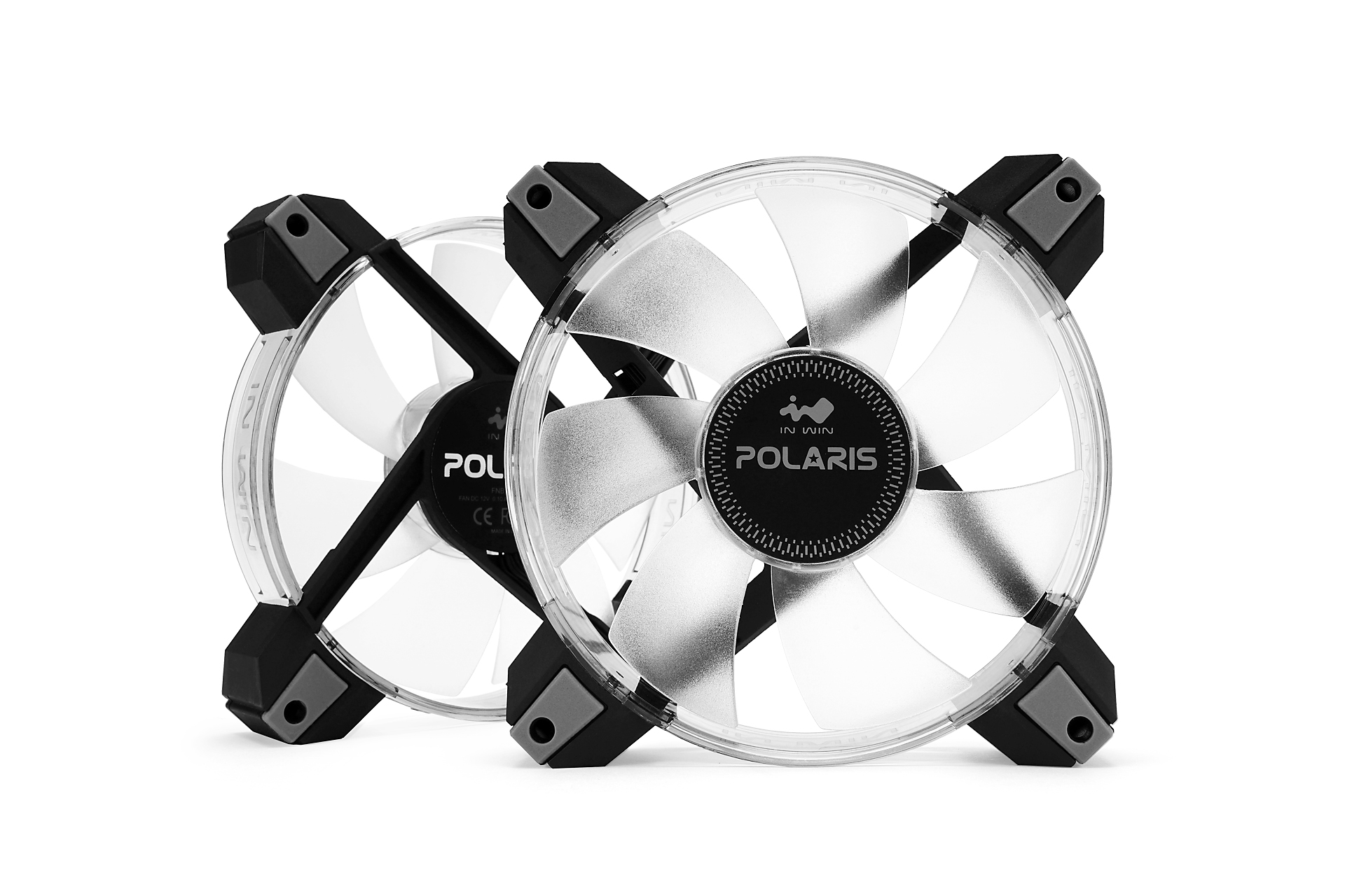 4x fan. INWIN Polaris RGB. Fan Twin 60x60.