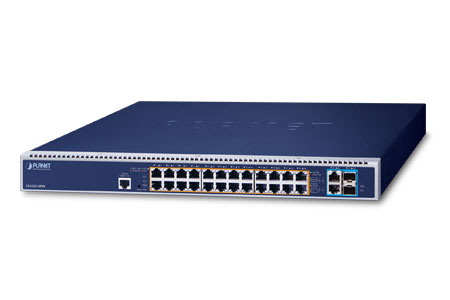 Switch PLANET L3 24-cổng 802.3bt 95W PoE  với Hệ thống nguồn dự phòng có thể trao đổi  40G Uplink và 2400W / PLANET Technology Corporation