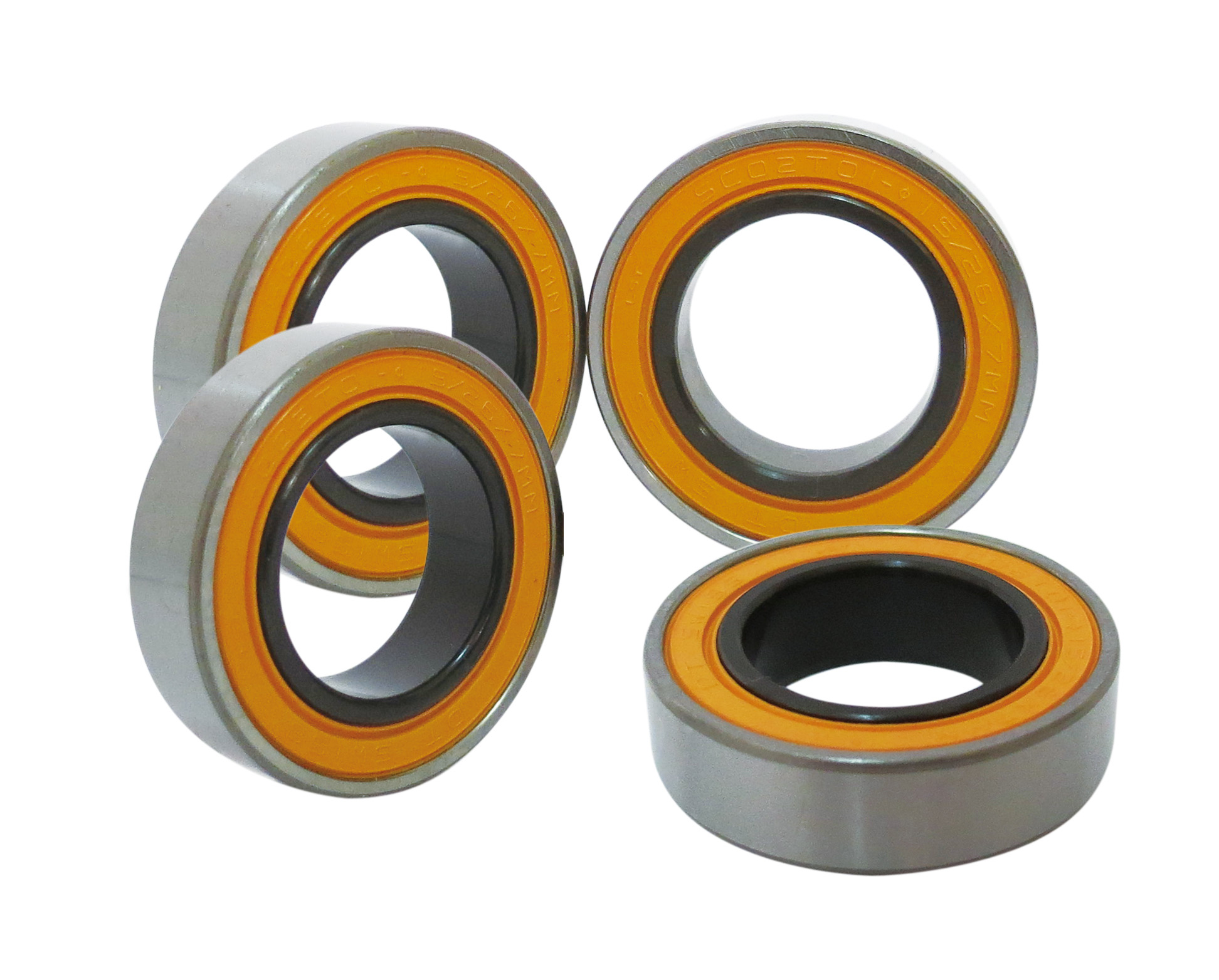 Combined Ceramic Bearings for Bicycle Hubs