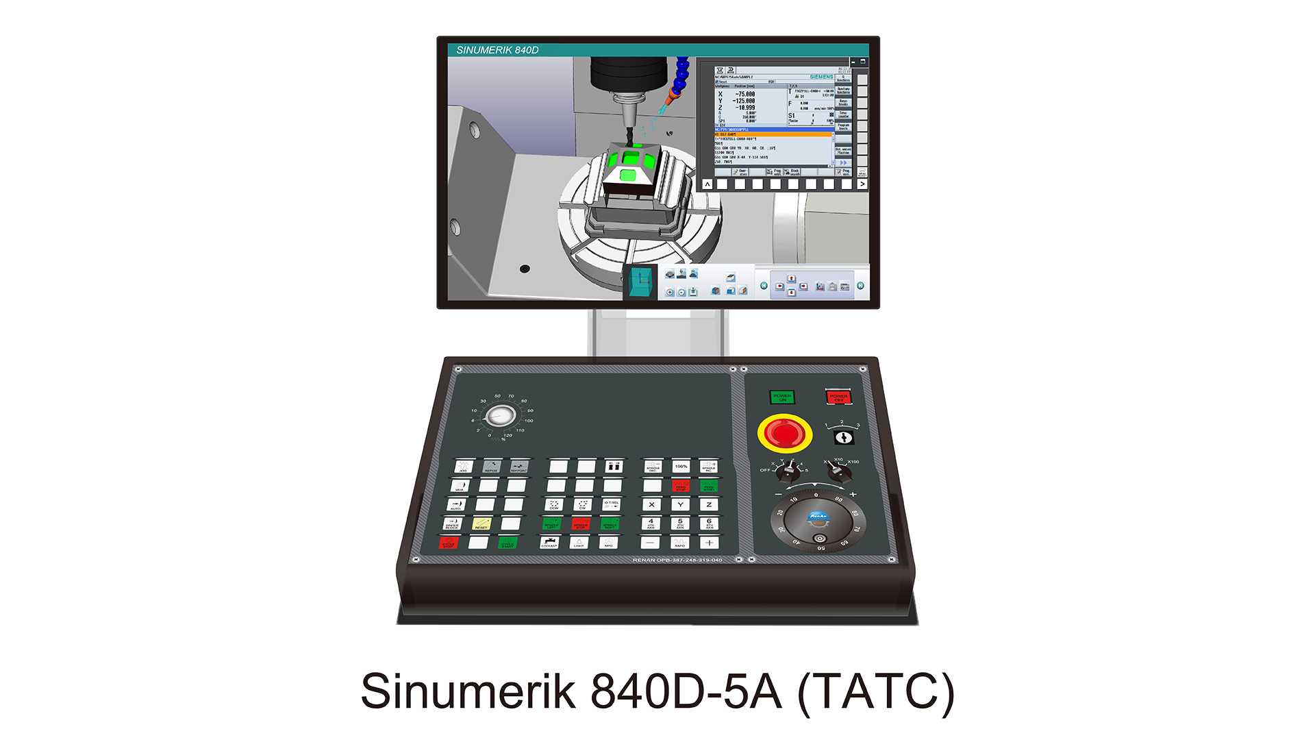 CNC Operation Simulation Workstation