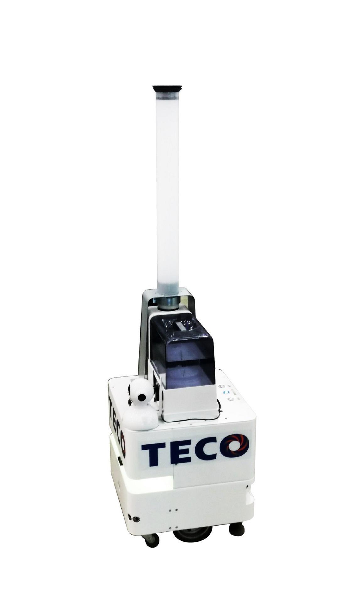 Smart ultrasonic spray anti-epidemic mobile robot / TECO ELECTRIC & MACHINERY CO., LTD.