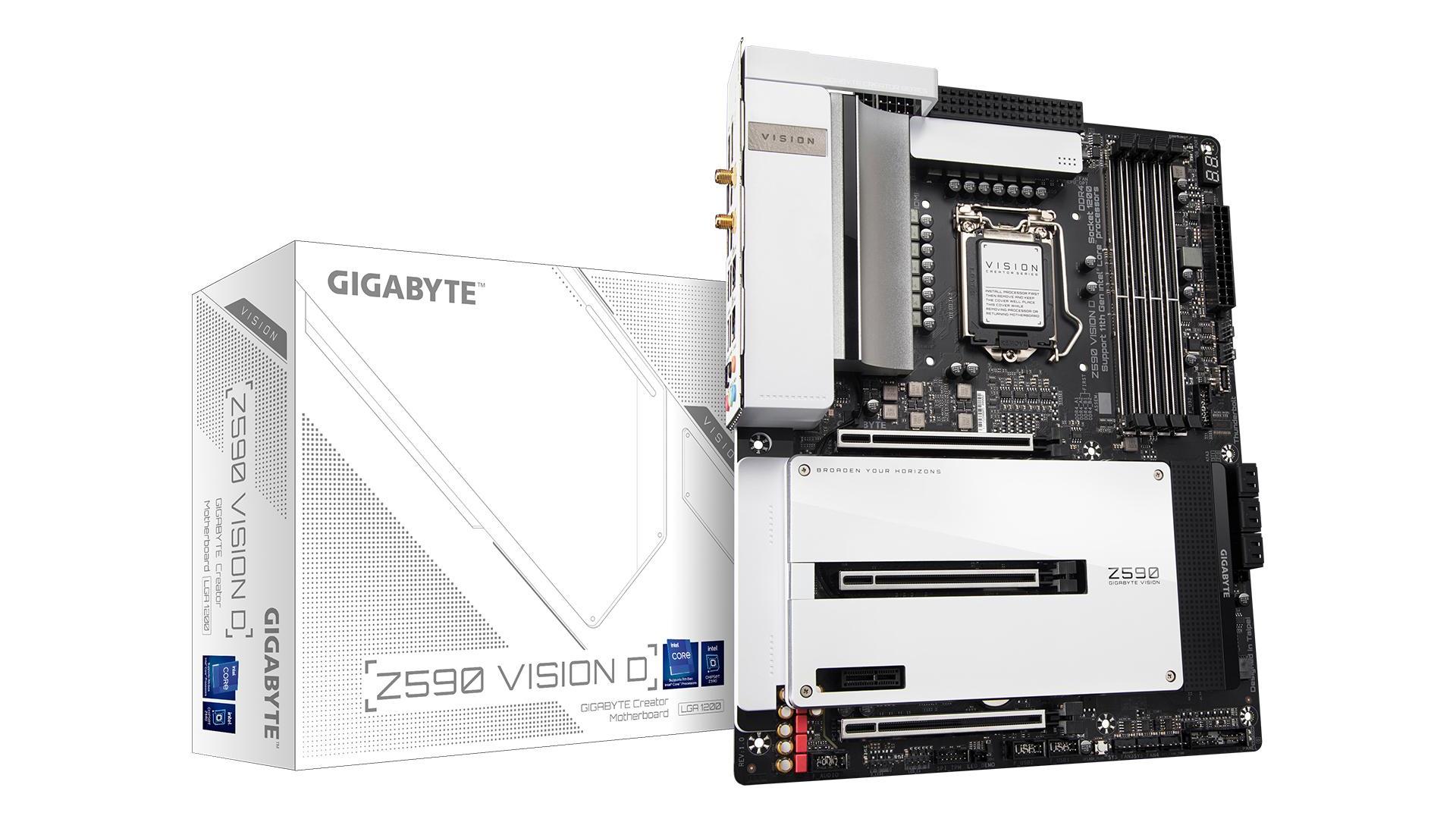 GIGABYTE Z590 VISION D Motherboard