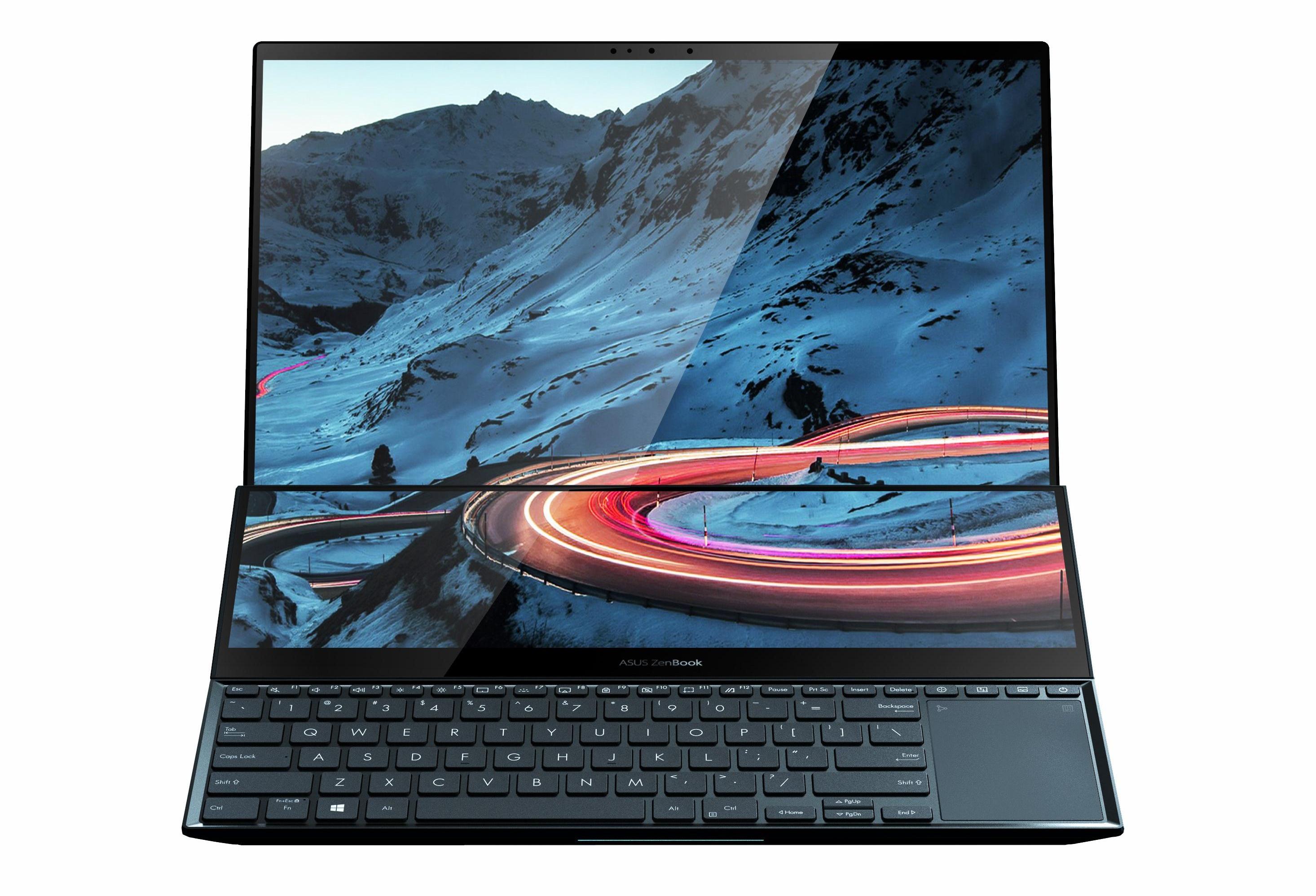 Máy tính xách tay siêu di động Zenbook màn hình OLED Duo 14/Pro Duo 15