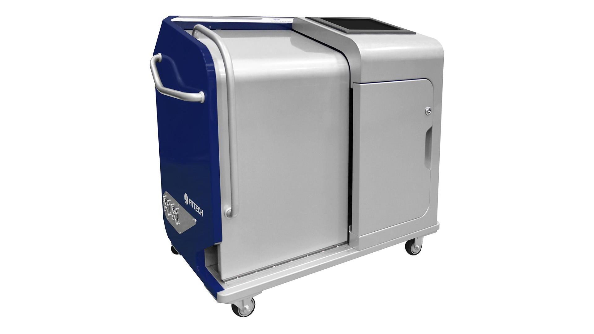 Handheld laser cleaning machine