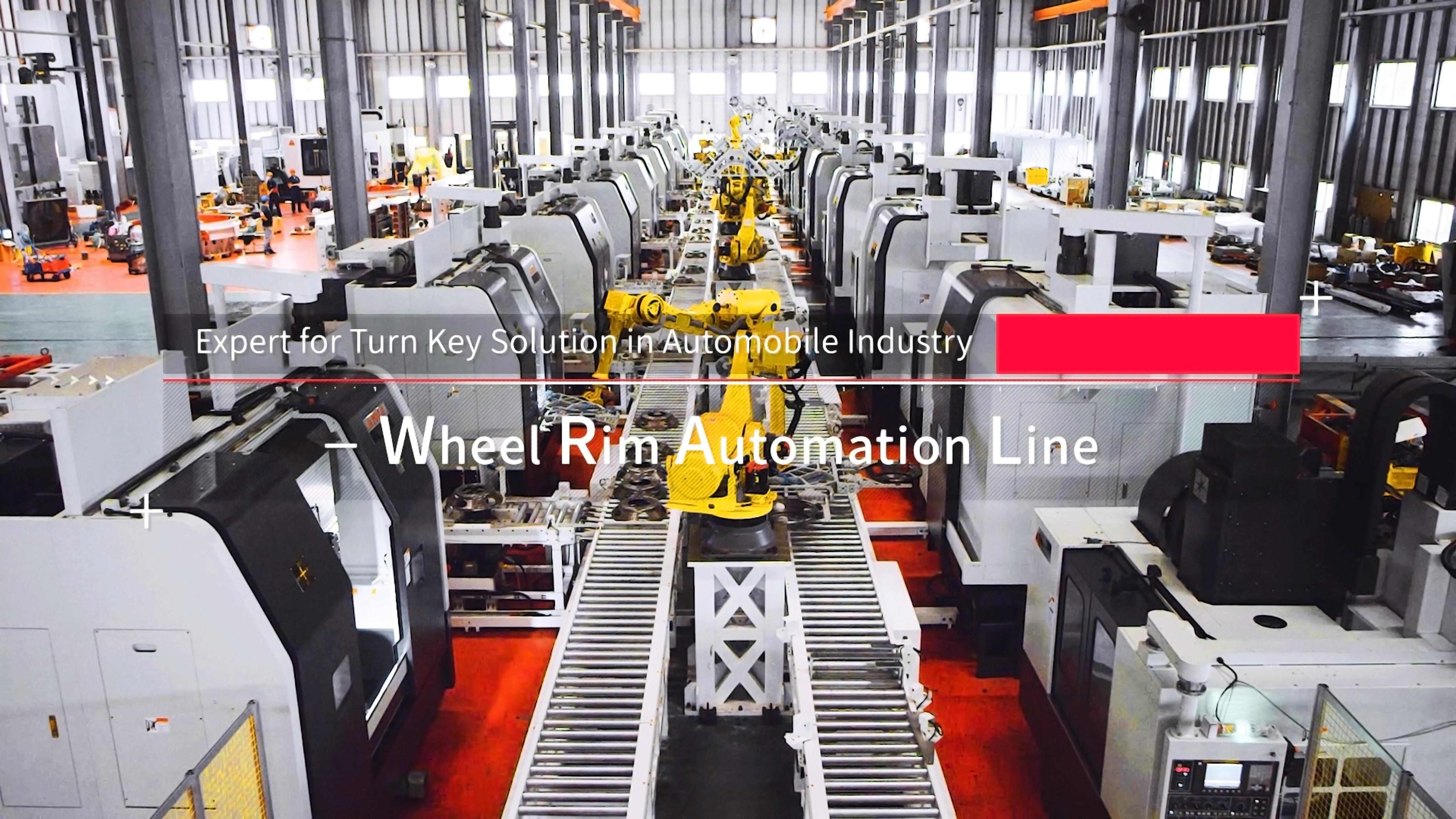 Automated Manufacturing System (Wheel Rim)