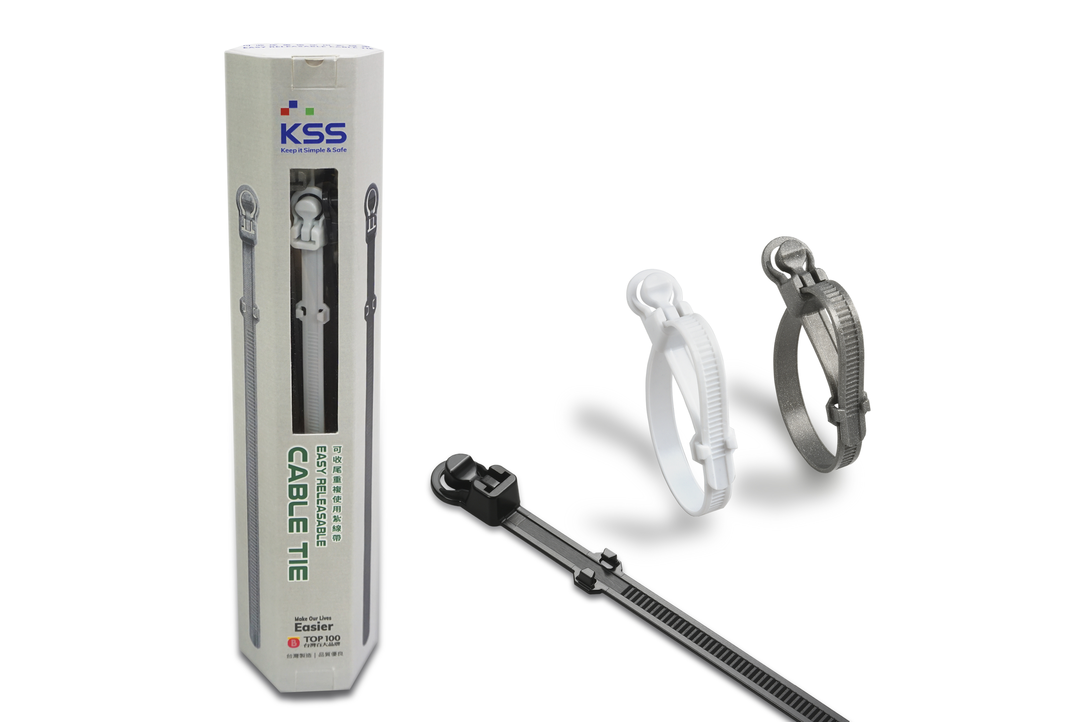 Easy Releasable Cable Tie / KAI SUH SUH ENTERPRISE CO., LTD.