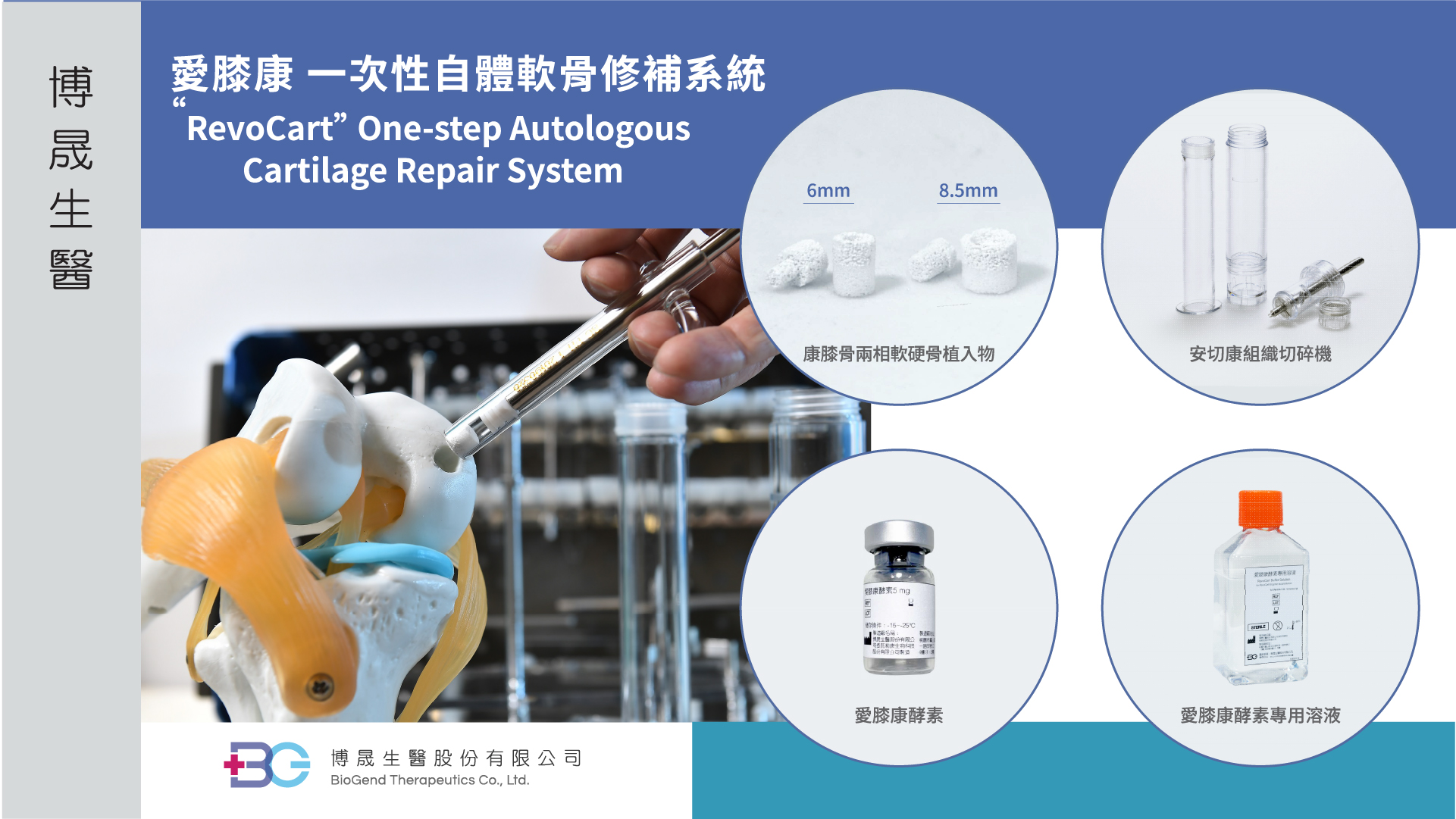 “RevoCart” One-step Autologous Cartilage Repair System