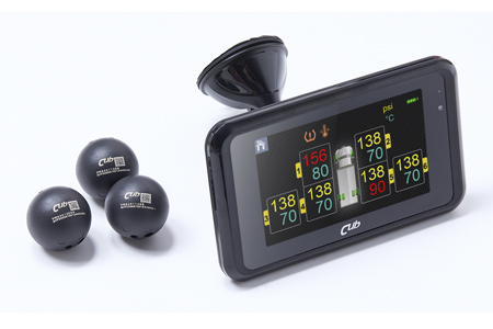 Tire Pressure Monitoring System for Commercial Vehicles-TFT Touch Panel and Ball sensor / CUB ELECPARTS INC.