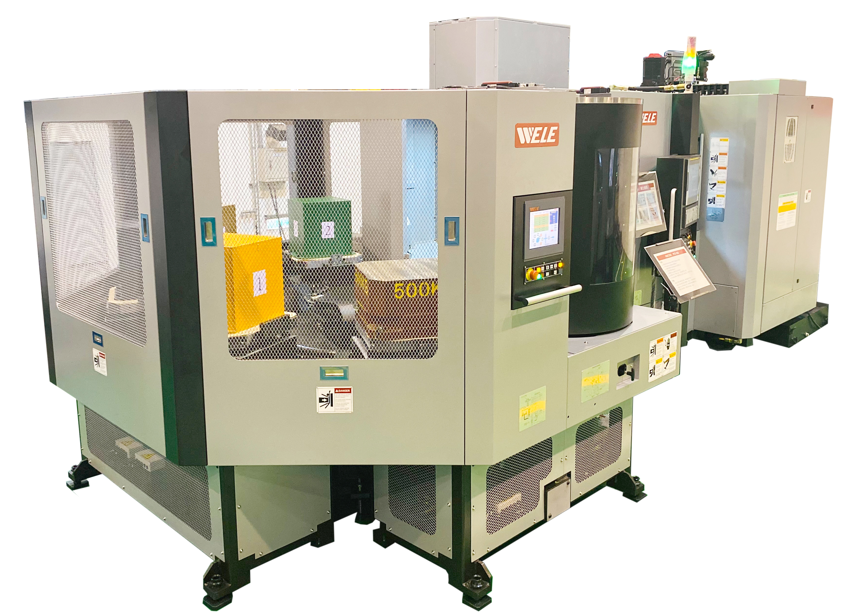 Horizontal machining center with smart flexible manufacturing cell (FMC)