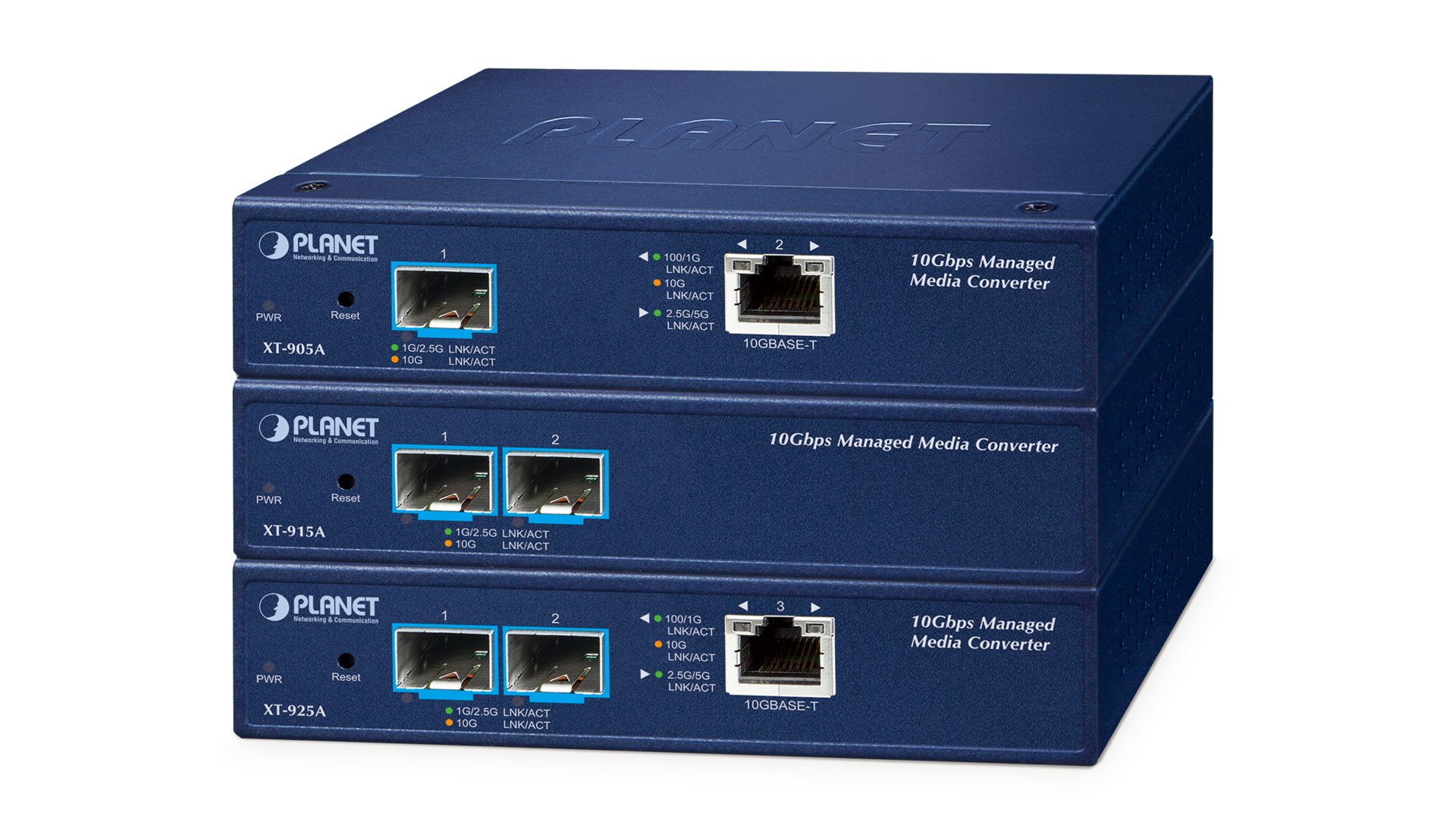 Enterprise-grade 10G Managed Media Converter Series