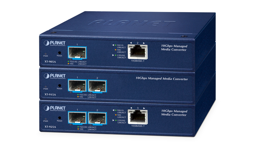 Enterprise-grade 10G Managed Media Converter Series / PLANET Technology Corporation