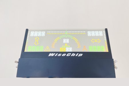8.9" Transparent OLED Display with Sunlight Durability /  WiseChip Semiconductor Inc. 