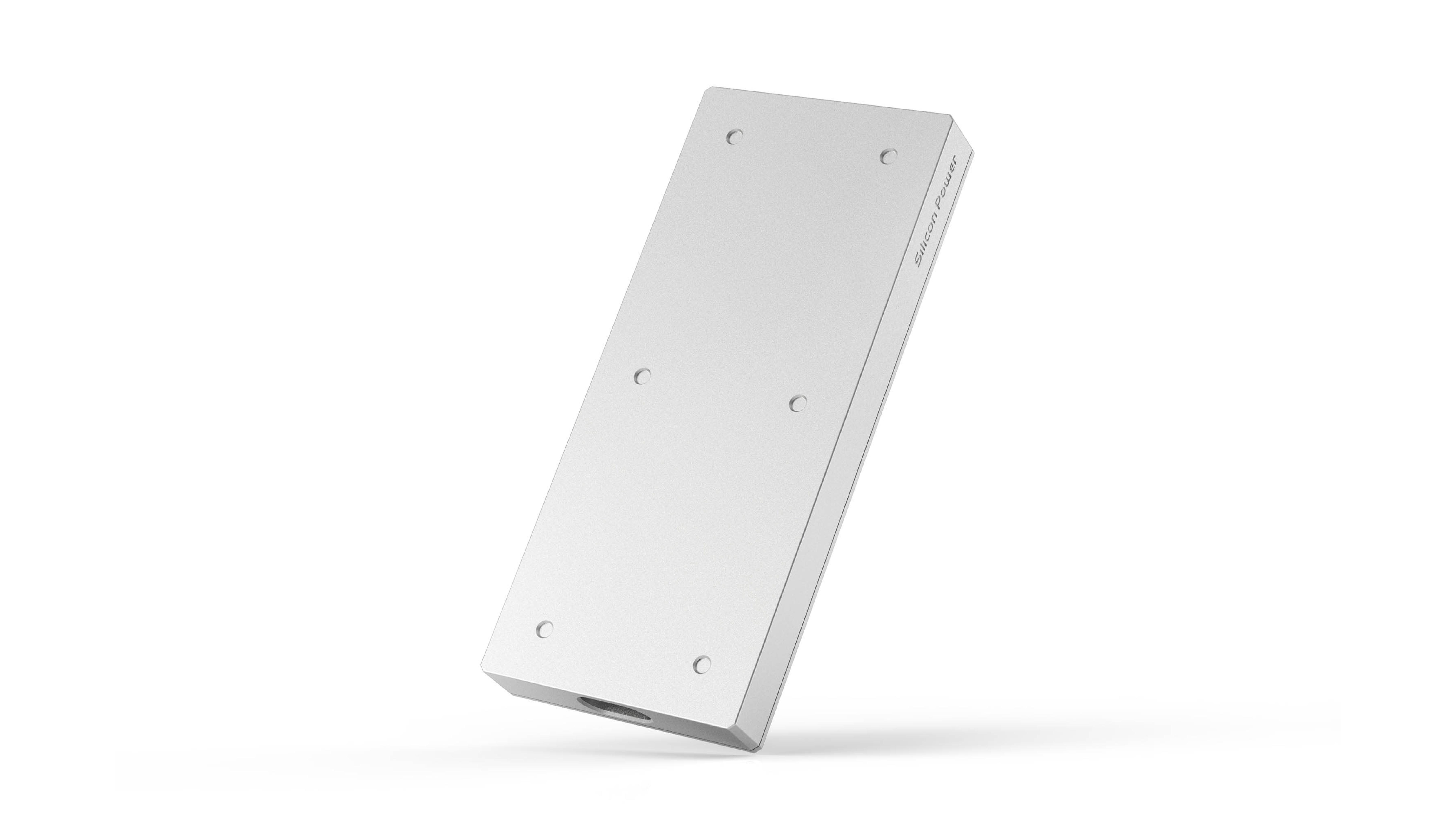 Architectural concrete-inspired portable SSD