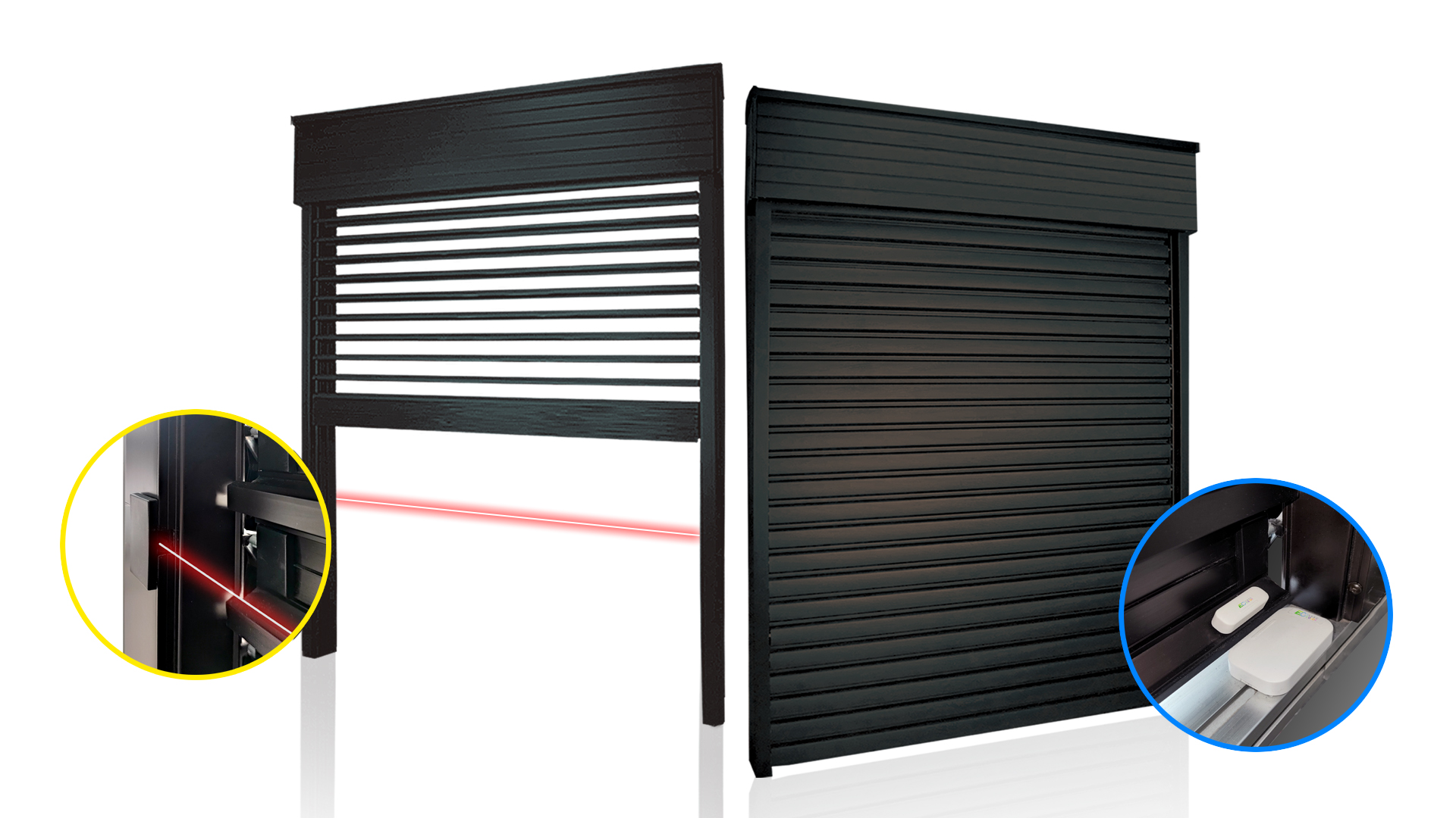 Smart louver anti-theft system
