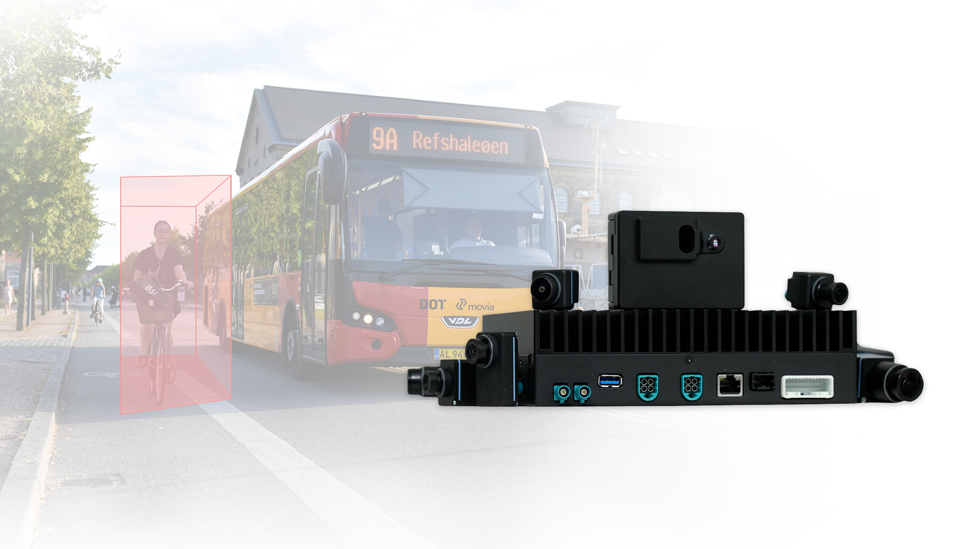 All-in-one ADAS AI Image Recognition System for Commercial Vehicles/E-Bus - oToGuard