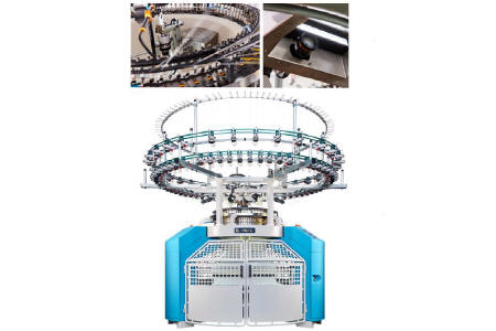 KF3B-0P High Speed 3-End Fleece Circular Knitting Machine + Fabric Defect Detection-Pai Lung Machinery Mill Co., Ltd.
