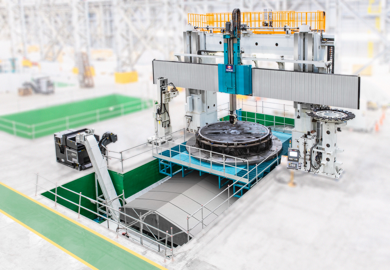 Wind Energy Dedicated Intelligent Vertical Turning Center / HONOR SEIKI COMPANY LIMITED