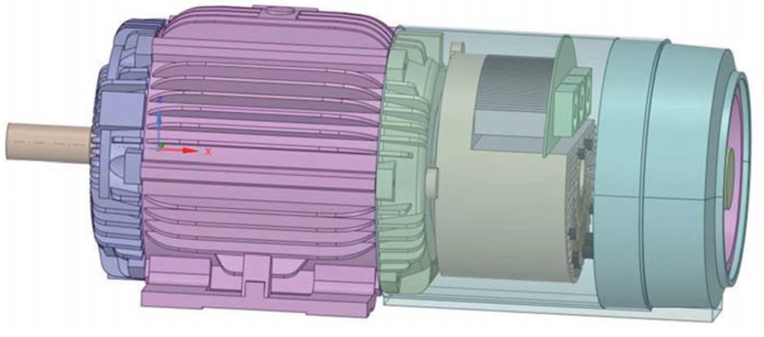 Matrix-based Converter Integrated Induction Motor Drive with High Power Density and Energy Saving / TECO ELECTRIC & MACHINERY CO., LTD.