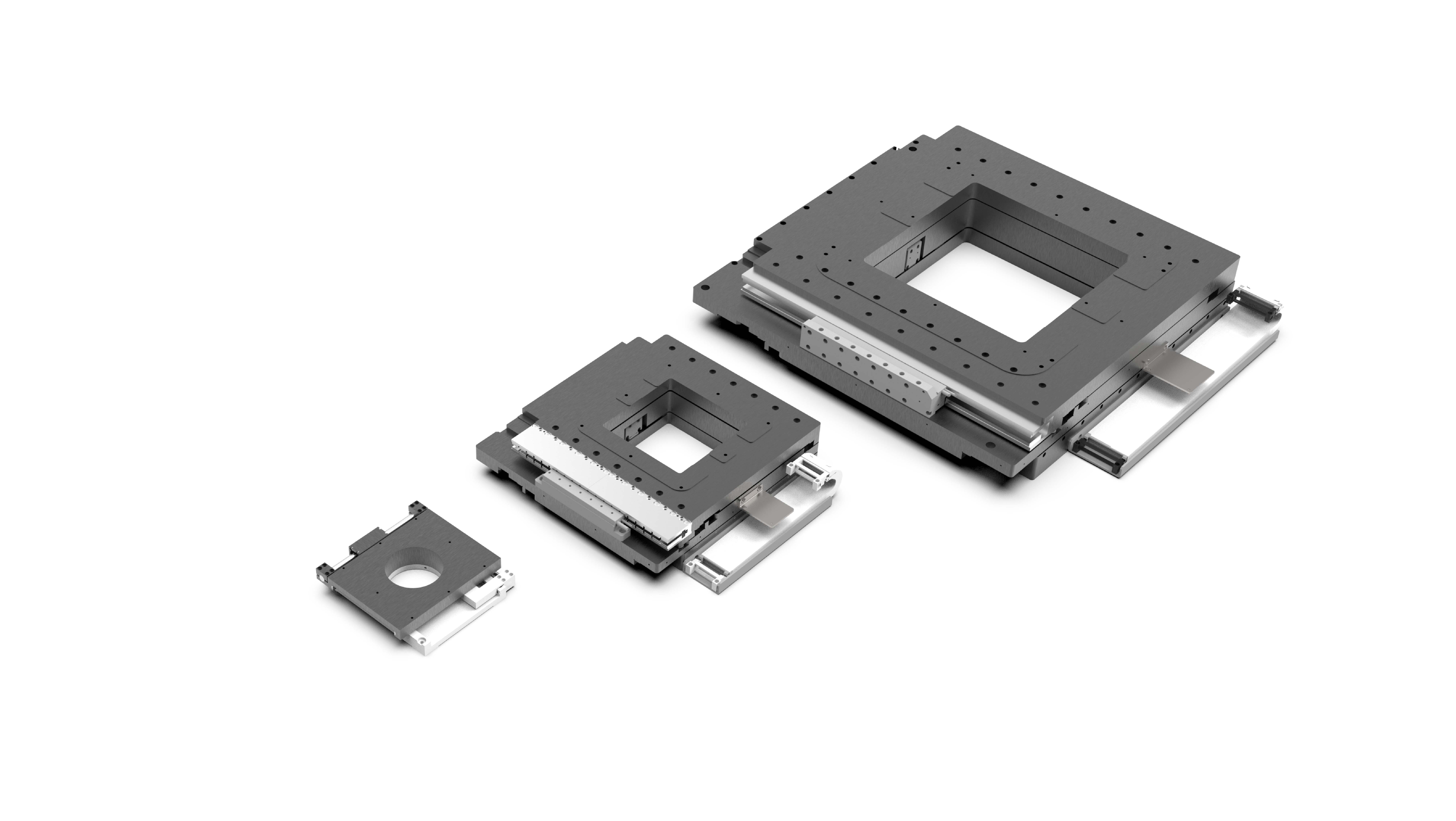 Nano-level hollow positioning platform