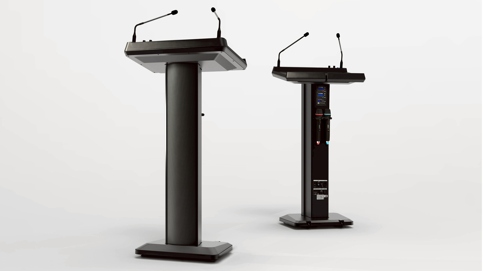 多功能音柱型講桌式擴音機