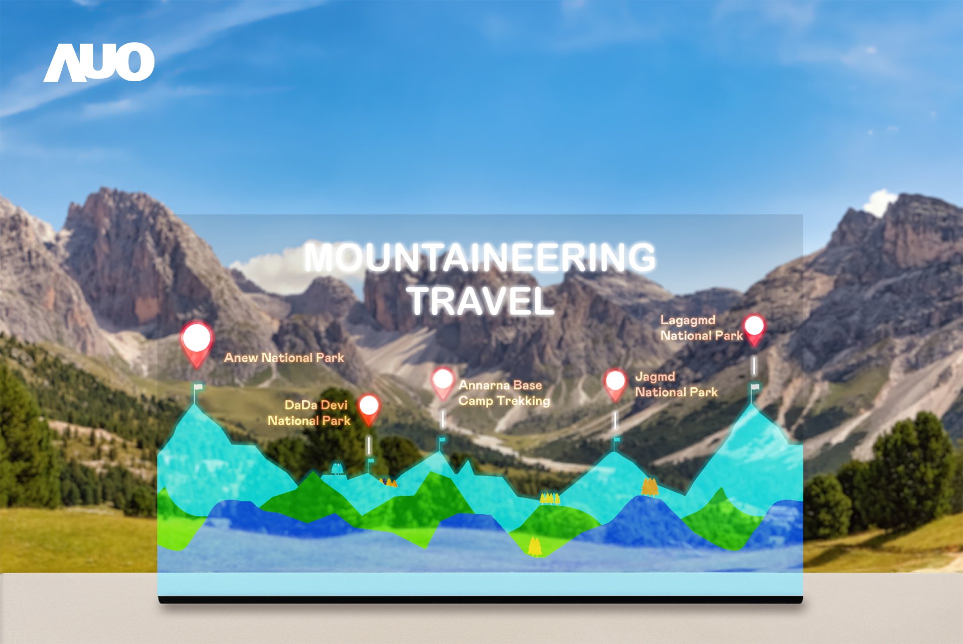 177-inch Transparent Micro LED Display