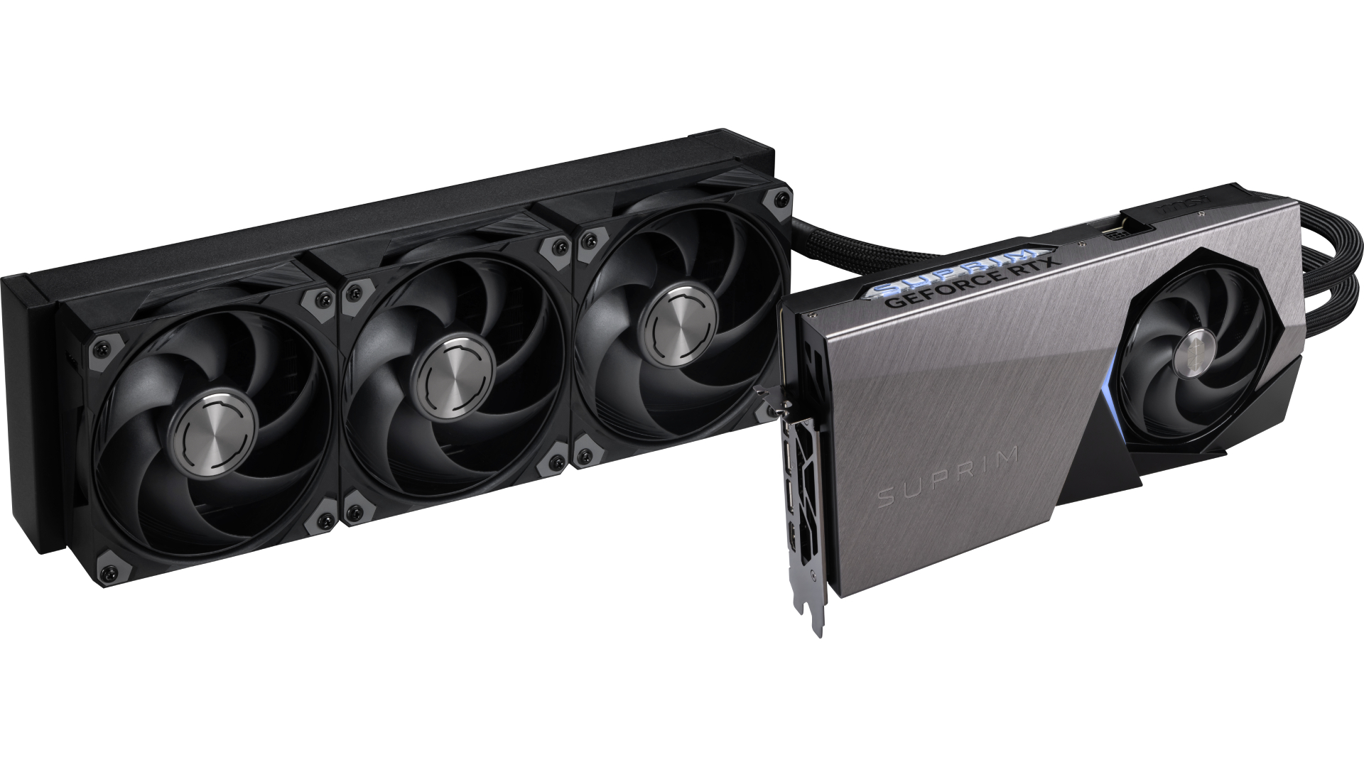 GeForce RTX 5090 32G SUPRIM LIQUID SOC 顯示卡