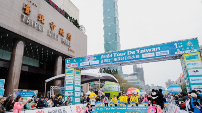 台灣精品福熊現身環台賽   為臺灣自行車產業加油