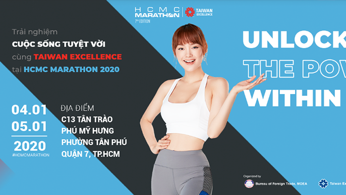 Giải Marathon Thành phố Hồ Chí Minh 2020 tài trợ chính bởi Taiwan Excellence- Giải Marathon Tp.